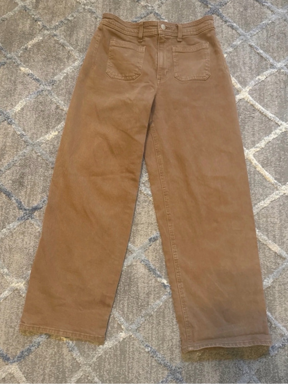 Women’s Universal Thread 8R Sailor Straight Leg Brown khaki